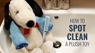 How to Spot Clean a Plush Toy Doll - Featuring Snoopy | CollectPeanuts.com