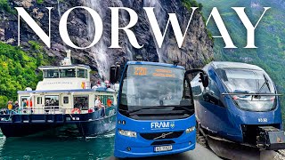 3 DAYS Thru NORWAY by Boat, Bus, & Train! ⛴