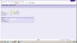 How to create a Vendor Master Record in SAP MM