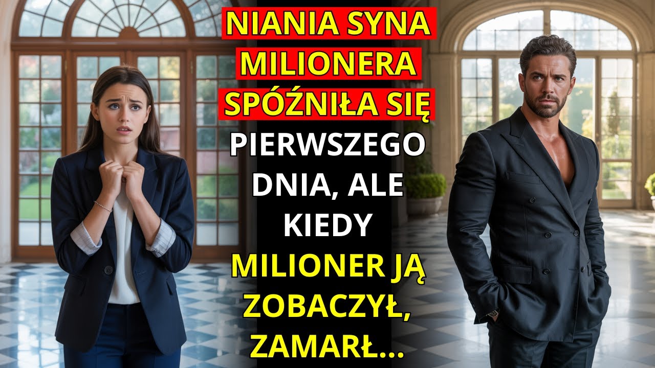 NIANIA SYNA MILIONERA SPÓŹNIŁA SIĘ PIERWSZEGO DNIA, ALE KIEDY MILIONER JĄ ZOBACZYŁ, ZAMARŁ…