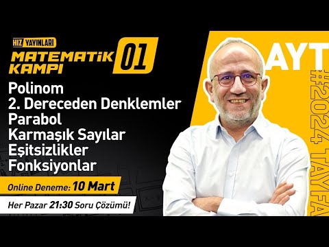 Hız Yayınları Ayt Matematik Kampı 1.Hafta #öğrenmegarantili