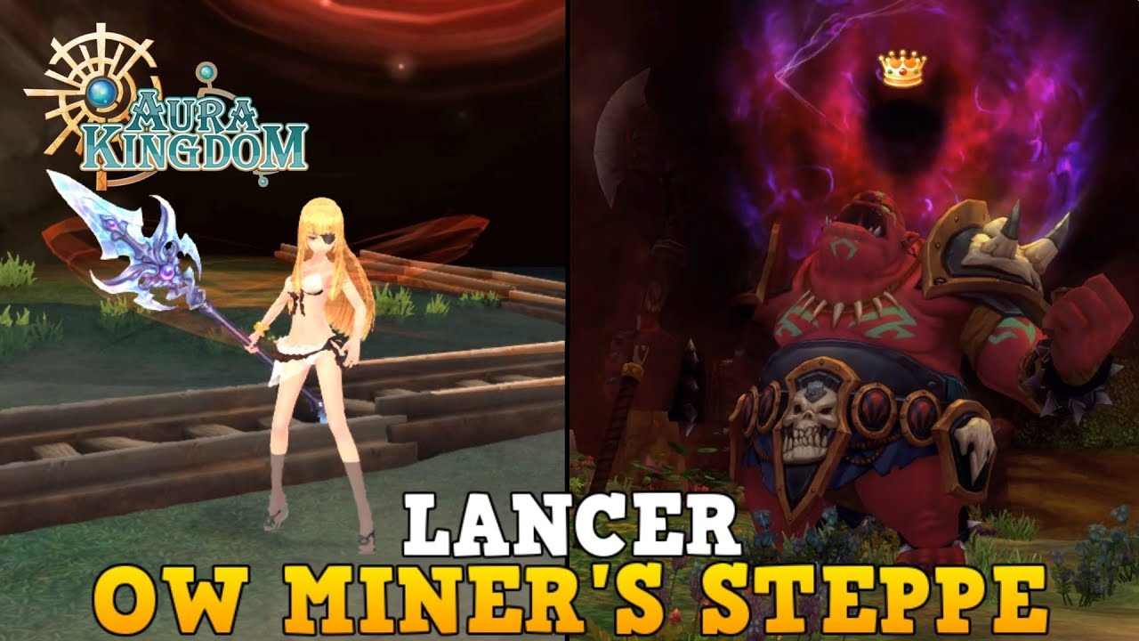 Lv.60 Lancer with a green quality weapon VS Otherworld Miner's Steppe Hell