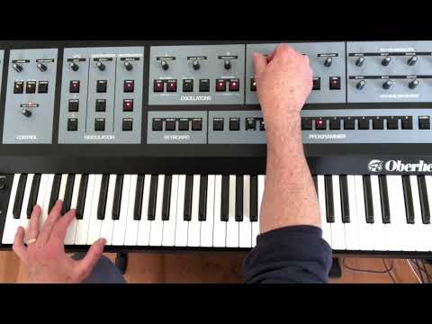 Oberheim OB-X8 Demo (mostly pads)