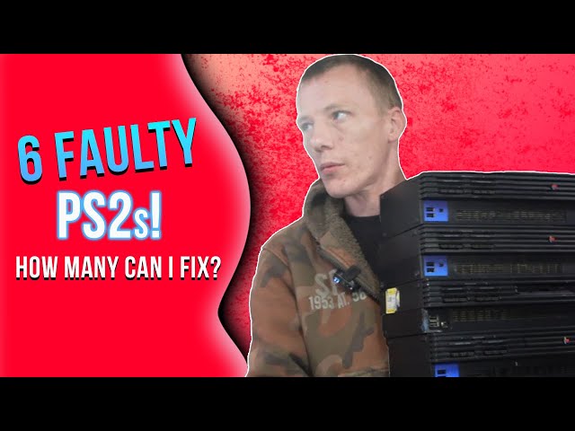 I Bought 6 Broken PS2s For $50! How Many Can I Fix (Part 1) class=