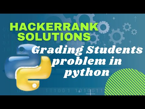 Hackerrank problem, Grading Students in problem Solving is solved for you in python language.