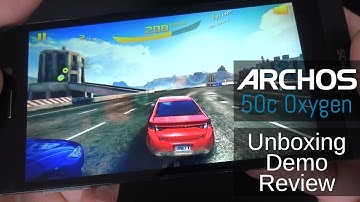 ARCHOS 50c Oxygen - Unboxing, Review and Demo