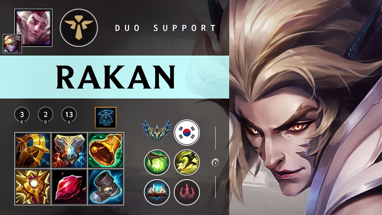 Rakan Support vs Thresh - KR Challenger Patch 26.05