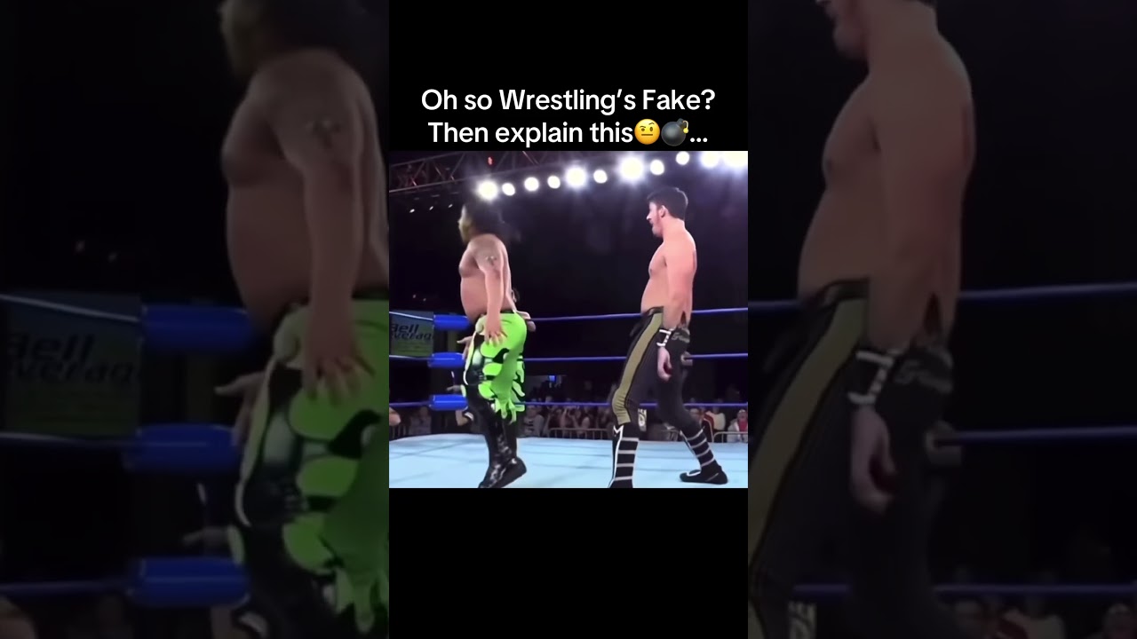 If wrestling is fake then explain this🤨?