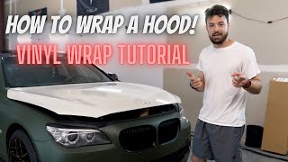 How To Vinyl Wrap a Hood - Vinyl Wrap Tutorial | HOOD WRAP