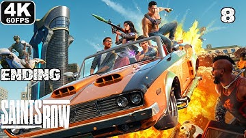 SAINTS ROW ENDING Gameplay Walkthrough Part 8 FULL GAME [4K 60FPS PC ] - No Commentary