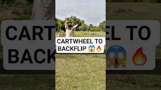 Gymnastics Power Move Cartwheel to Backflip 🔥 #shorts