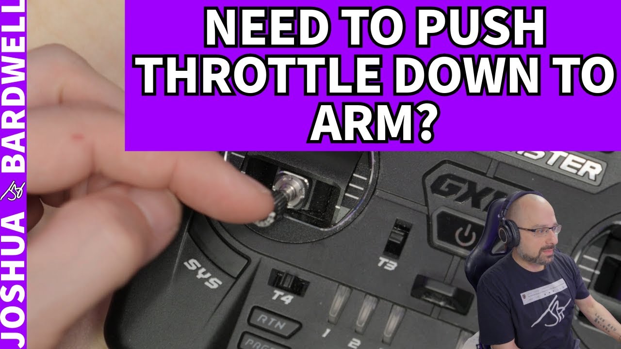 Почему нужно нажимать на педаль газа до упора? Правильная калибровка! - Вопросы по FPV