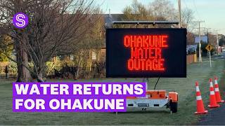Water Begins To Return To Ohakune After Days Of Portaloos And Bottled Water | Stuff.co.nz