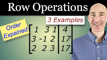 Elementary Row Operations - Solve Using an Augmented Matrix