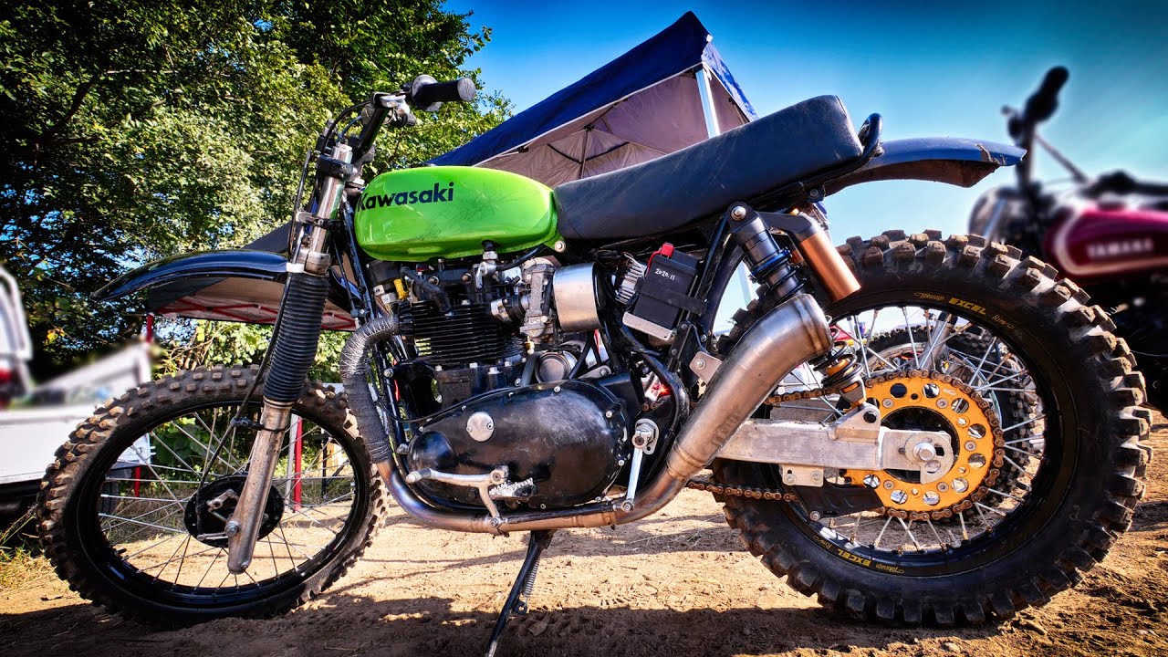 Kawasaki W650 恐ろしく速いダブワンのスクランブラー - YouTube