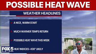 NYC weather forecast: Heat wave on the way this week?