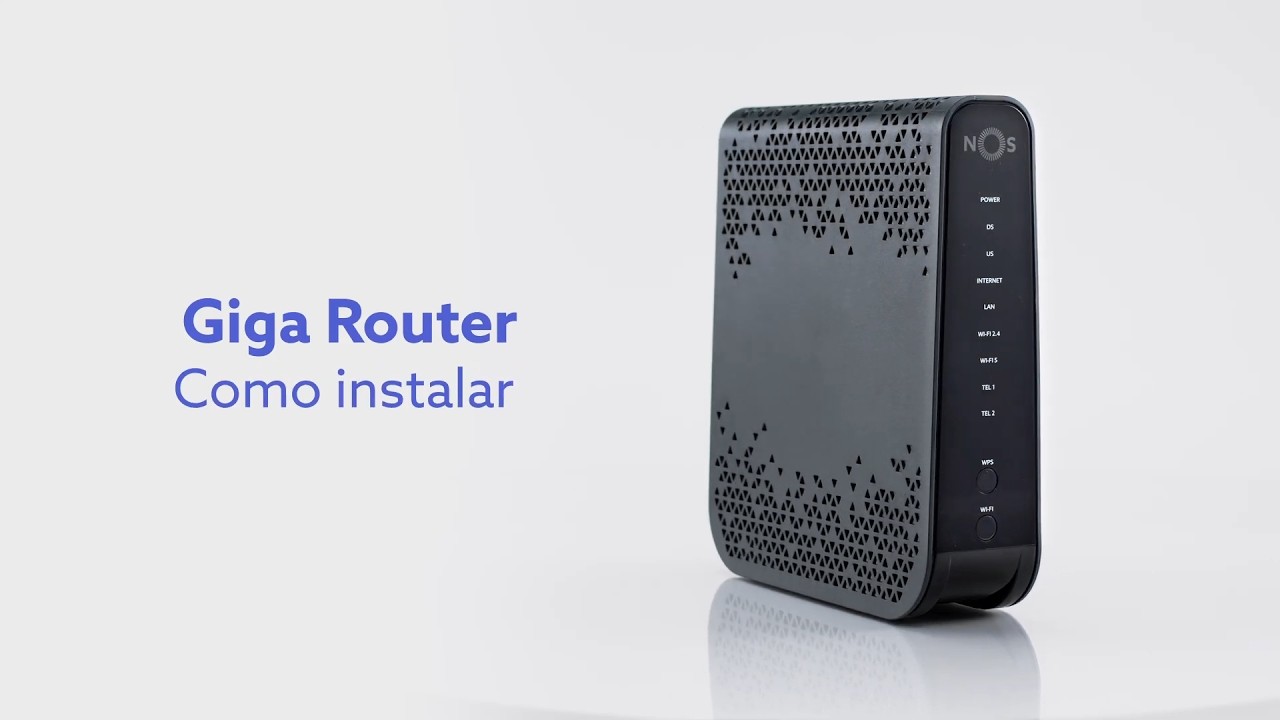 Como instalar o Giga Router da NOS - YouTube