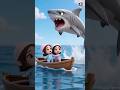 The Bravest Kids! 🌊 Tiny Heroes Sea Adventure #youtubeshorts #cartoon #globalviral #baby