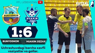 Oliy liga, 14-tur. BUNYODKOR — HUAXIN JIZZAX 1:6