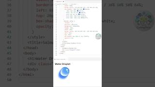 Water Droplets Effect Using HTML, CSS &amp; JS | Live Coding!