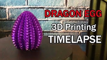 Dragon Egg | Fascinating 3D Printing Time-lapse