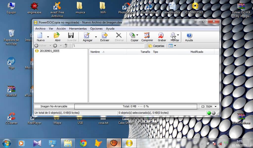 Como montar una unidad virtual con Power Iso