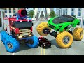 Sergeant Lucas The Police Car Monster Truck Monster Fire Truck Wheel City Heroes
