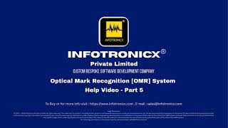 INFOTRONICX OMR SYSTEM VIDEO 5