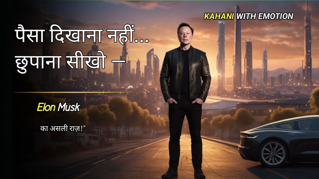 "पैसा दिखाना नहीं... छुपाना सीखो — Elon Musk का असली राज़!"  Kahani with emotion || 