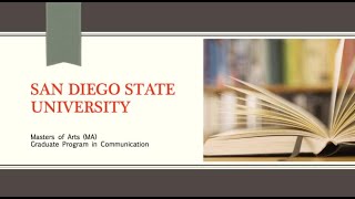 SDSU School of Communication MA Program