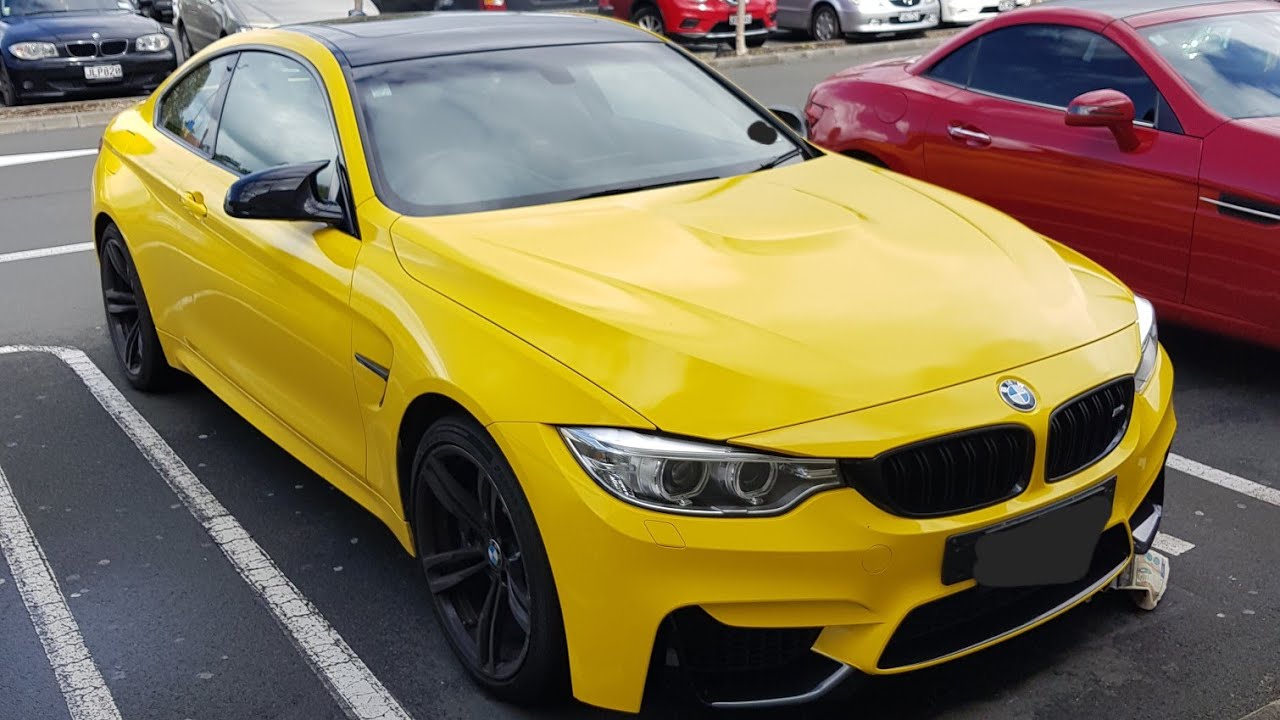 Bmw m4 yellow
