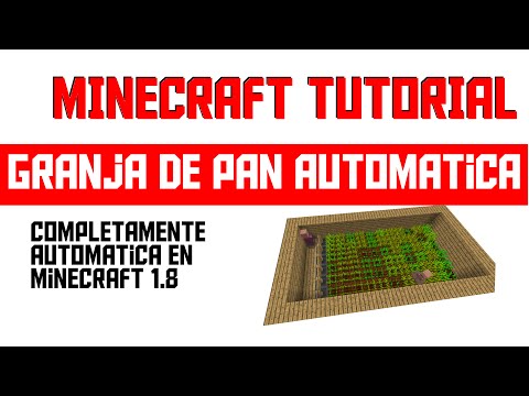 Minecraft Tutorial: Granja de pan COMPLETAMENTE automática - Minecraft 1.8