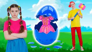 crack crack crack surprise eggs princess dress up kids songs