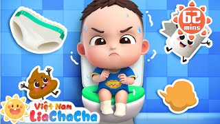 🚽 Lia và ChaCha học cách ngồi bô | LiaChaCha Ca Nhạc Thiếu Nhi Việt Nam