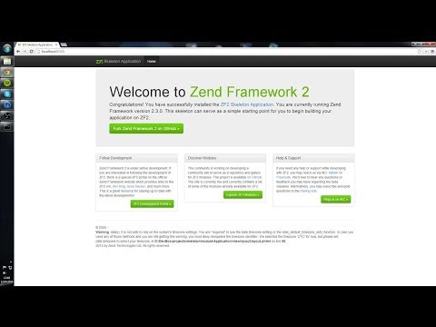 Install Zend Framework