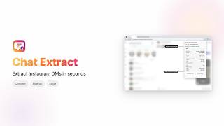 Instagram DM Extractor Chrome/Firefox Extension screenshot 3