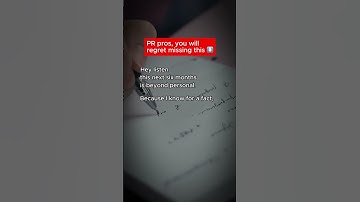 PR pros, you will regret missing this ⬇️ #prtips #motivation