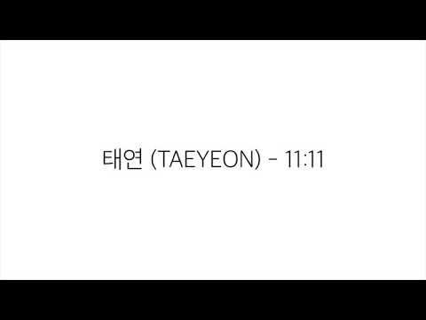 태연 (TAEYEON)_  11:11 [LYRICS] 가사 한국어