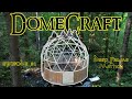Domecraft 1 deep frame method  mastering geodesic structures with trillium domes