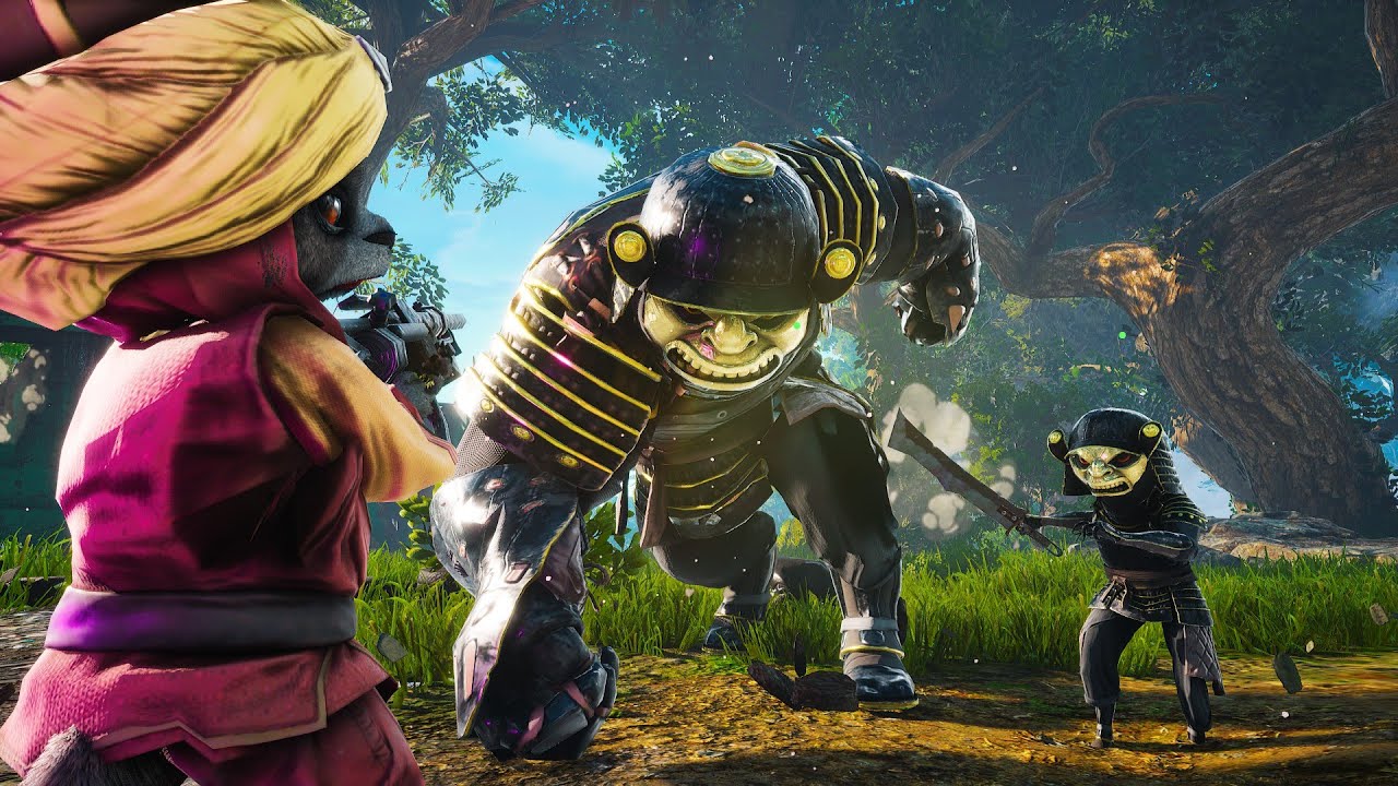 BIOMUTANT - Cool fight scene with bandits!