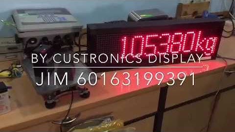 LED Weighing Remote Display | Avery WeighTronix E1110 | LED Weight Extender Display Panel Malaysia