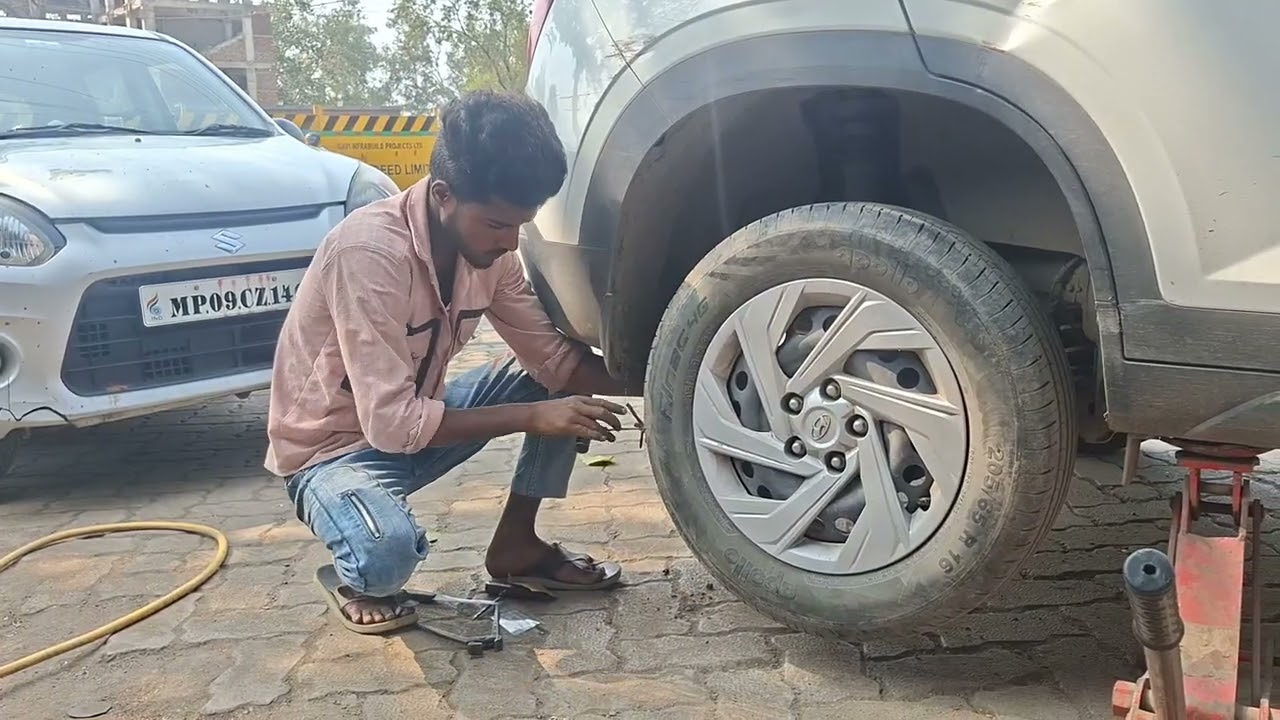 Puncture repair of CRETA dated 18th February, 2026