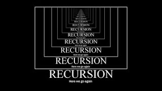 Week #8 - Recursion