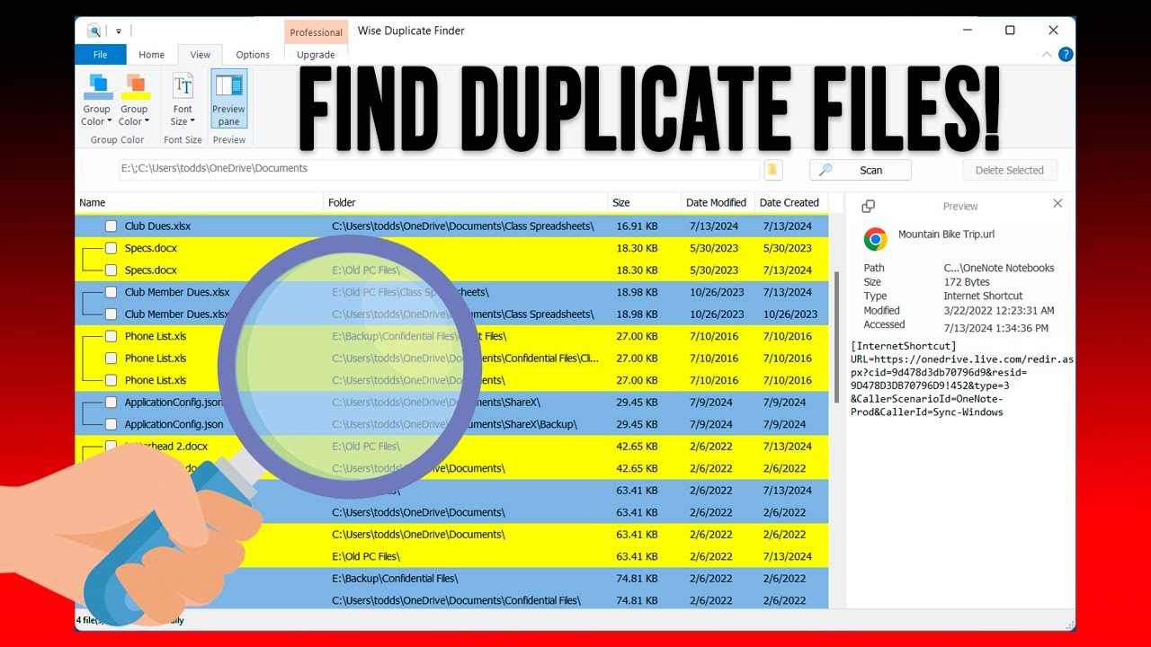 Бесплатный поиск дубликатов файлов на вашем компьютере с помощью Wise Duplicate Finder