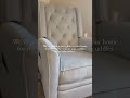 For a lifetime of comfort & cuddles 🤍| Evolur Linda Swivel Glider with Massager| 🛒on Amazon