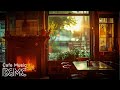 Crackling Fireplace &amp; Smooth Jazz Music Ambience 🔥 4K Cozy Coffee Shop Ambience