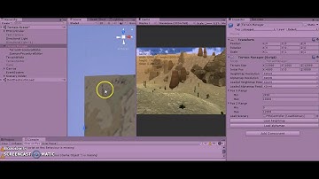 Loading terrain and scenery using "chunks" system and procedural generation tools