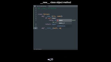__new__ class object method in Python | Python Examples | Python Coding Tutorial | Python Interview