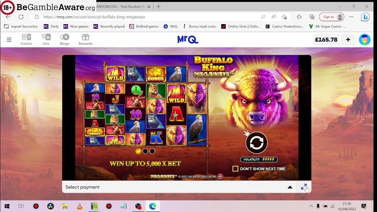 16th April live slots stream, 1000x prize draws, gameplay requests and