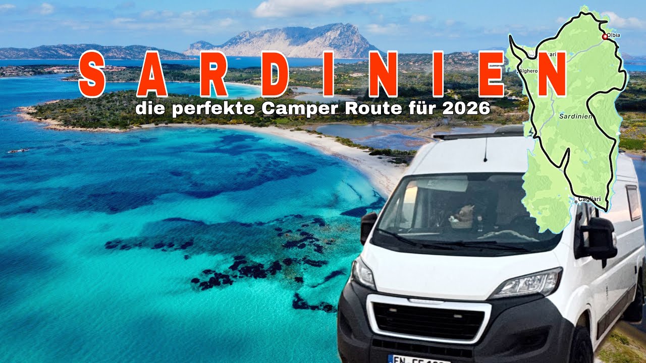 Sardinien mit dem Camper🚐 | Beste Route, Stellplätze & Tipps 2025